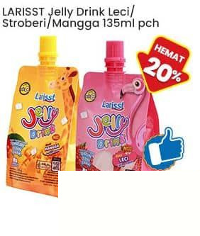 LARISST Jelly Drink Leci Stroberi Mangga 135 ml