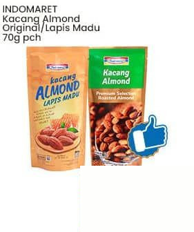 Indomaret 70 gr Kacang Almond Original Lapis Madu 70 gr Lapis Madu