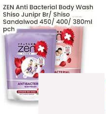 ZEN 450 ml Anti Bacterial Body Wash Shiso Juniper Berry Shiso Sandalwood 450 ml Shiso Juniper Berry, Shiso Sandalwood