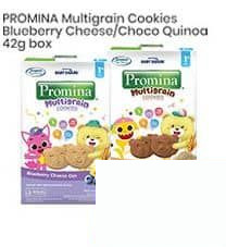 Promina 42 gr Multigrain Cookies Blueberry Cheese Cokelat Quinoa 42 gr Blueberry Cheese, Cokelat Quinoa