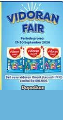 Vidoran 700 gr Xmart Semua Varian gr Coklat, Madu, Vanilla