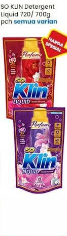 So Klin 720 gr Detergent Liquid Semua Varian 720 gr Semua Varian