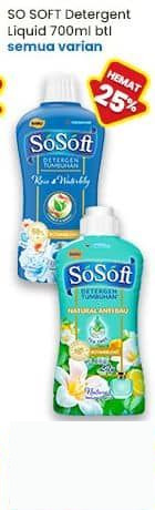 SO SOFT Detergent Liquid Semua Varian 700 ml