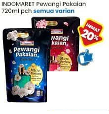Indomaret 720 ml Pewangi Pakaian Semua Varian 720 ml Semua Varian