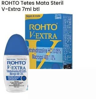 Rohto 7 ml Tetes Mata Steril V-Extra 7 ml V-Extra