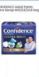 Confidence 10 pcs Adult Pants Ekstra Serap M10 L8 XL6 10 pcs M10, L8, XL6