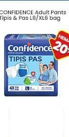 Confidence 8 pcs Adult Pants Tipis & Pas L8 XL6 8 pcs L8, XL6
