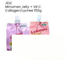 Jele 150 gr Minuman Jelly + Vitamin C Collagen Leci 150 gr Collagen, Leci
