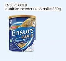 Ensure 380 gr Gold Nutrition Powder FOS Vanila 380 gr Vanila