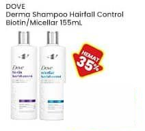 Dove 155 ml Derma Shampoo Hairfall Control Biotin Micellar 155 ml Hairfall Control Biotin, Micellar