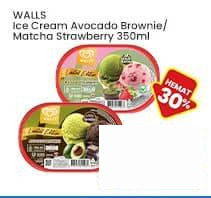 Walls 350 ml Ice Cream Avocado Brownie Matcha Strawberry 350 ml Avocado Brownie, Matcha Strawberry