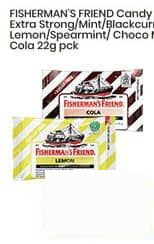 Fisherman's Friend 22 gr Candy Extra Strong Mint Blackcurrant Lemon Spearmint Cokelat Mint Cola 22 gr Extra Strong, Mint, Blackcurrant, Lemon, Spearmint, Cokelat Mint, Cola