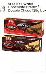 Selamat 128 gr Wafer Cokelat Cream Double Cokelat 128 gr Cokelat Cream, Double Cokelat