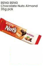 35 gr BENG BENG Chocolate Nuts Almond 35 gr