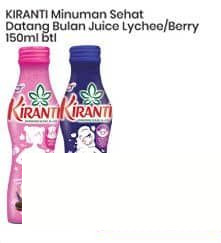 Kiranti 150 ml Minuman Sehat Datang Bulan Jus Leci Datang Bulan Jus Beri 150 ml Datang Bulan Jus Leci, Datang Bulan Jus Beri