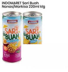 INDOMARET Sari Buah Nanas Markisa 220 ml