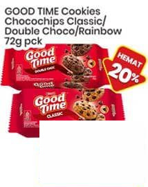 Good Time 72 gr Cookies Chocochips Classic Double Cokelat Rainbow 72 gr Chocochips Classic, Double Cokelat, Rainbow