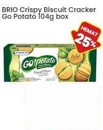 BRIO Crispy Biscuit Cracker Go Potato 104 gr