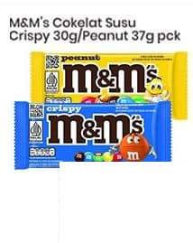 M&M'S Cokelat Susu Crispy Peanut 30 gr