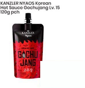 KANZLER NYAOS Korean Hot Sauce Gochujang Level 15 120 gr