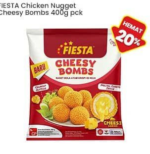 Fiesta 400 gr Chicken Nugget Cheesy Bombs 400 gr