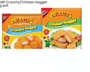 Champ 450 gr Chicken Nugget Crunchy Original 450 gr Crunchy, Original