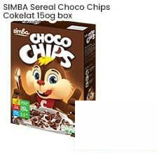 Simba 150 gr Sereal Choco Chips Cokelat 150 gr Coklat