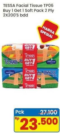Tessa per 2 pcs 200 sheet Facial Tissue 200 sheet