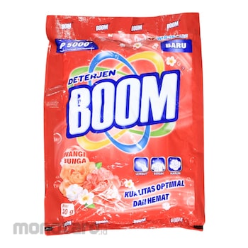 BOOM Deterjen Bubuk Merah BO1M11 Sachet Wangi Bunga 280g 1pc