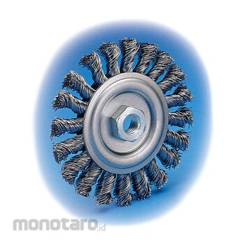 Union Wheel Brush Twist Knot (KWT) (Sikat Kawat Piring) KWT-54 125mm-5inchx26mm M14x2.0 1pc