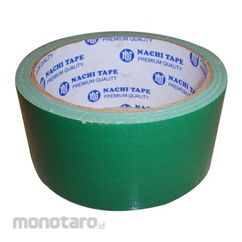 NACHI TAPE Lakban Kain (Solasi / Selotip) Green 35mmx12m 1pc