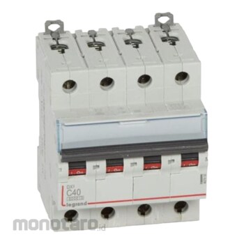 Legrand Miniatur Circuit Breaker DX3 6000A (MCB/Pemutus Sirkuit) 407932 Grey 4P C40 1pc