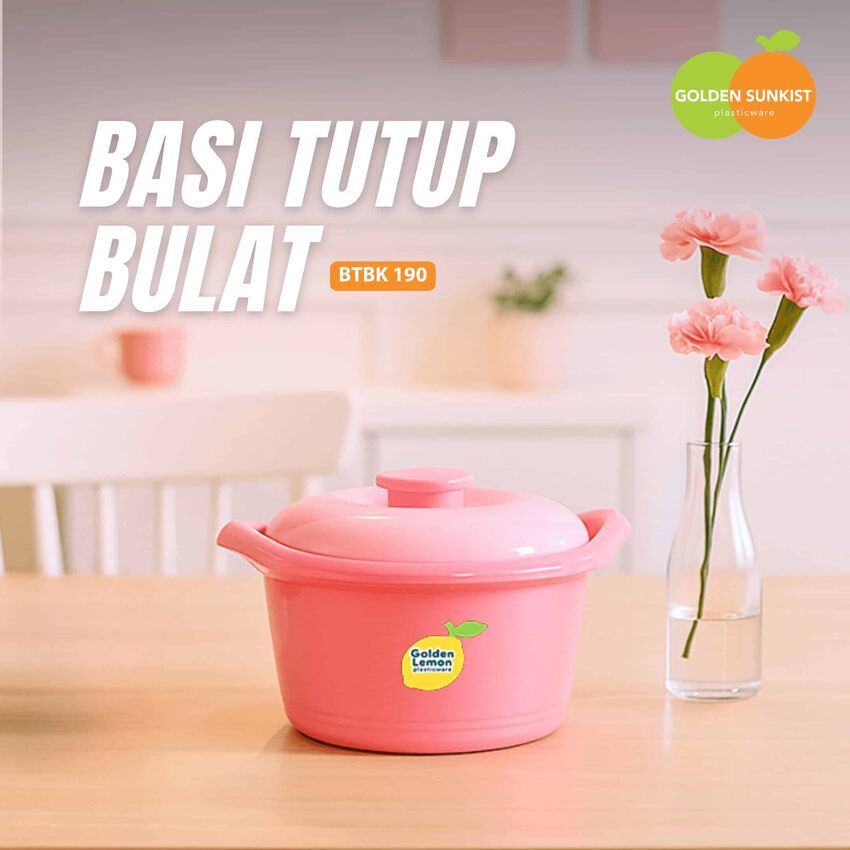 Basi Tutup Bulat Kecil - BTBK 190 (Paket Isi 2 SET)