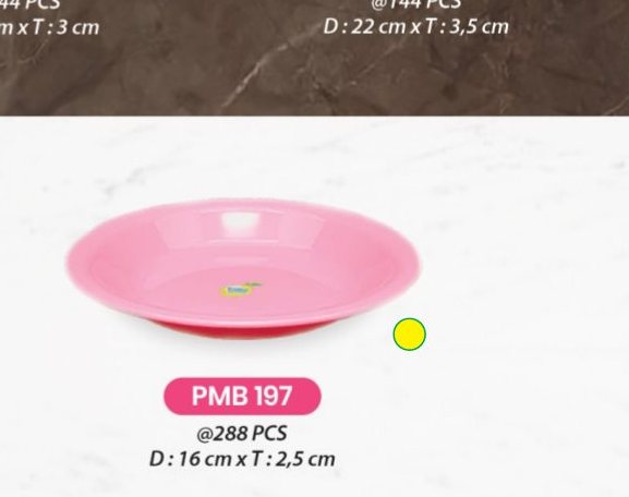 Piring Kecil - PMB 197 (Paket Isi 4 PCS)