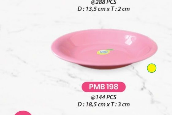 Piring Makan - PMB 198 (Paket Isi 3 PCS)