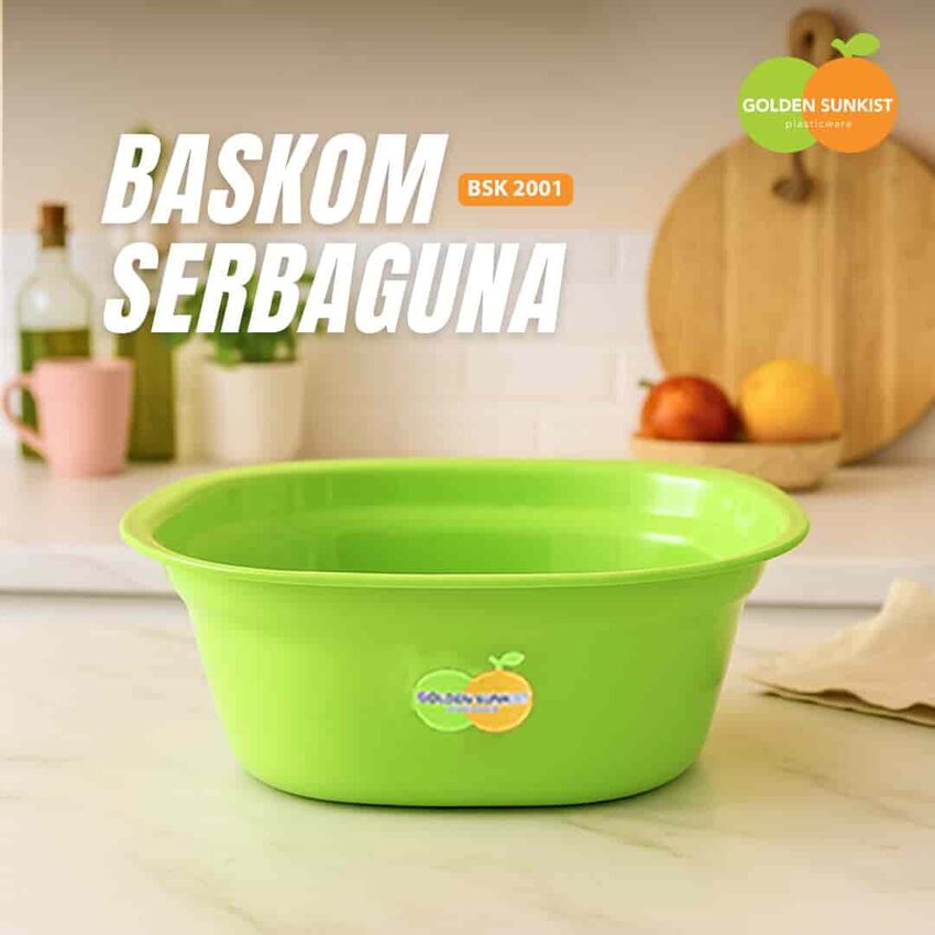Baskom Segi Kecil - BSK 2001 (Paket Isi 2 PCS)