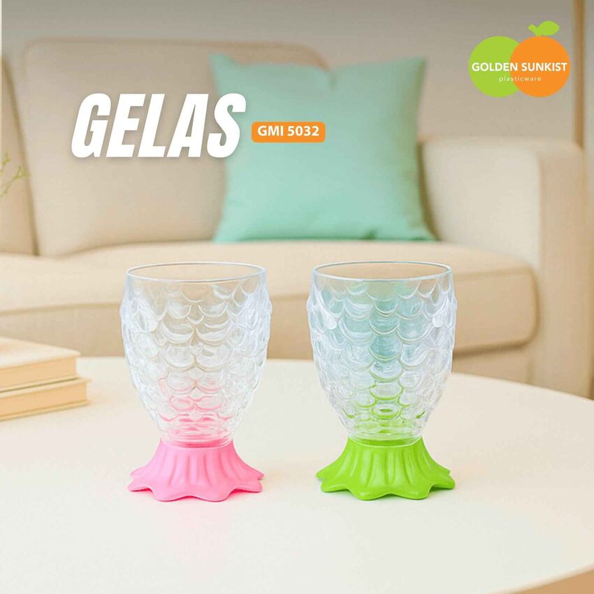 Gelas Ikan - GMI 5032 (Paket Isi 2 PCS)