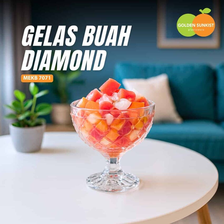 Gelas Es Buah Diamond - MEKB 7071 (Paket Isi 2 PCS)