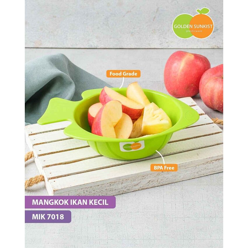 Mangkok Ikan Kecil - MIK 7018 (Paket Isi 2 PCS)