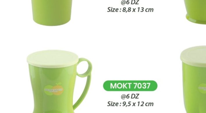 Mug Tutup - MOKT 7037 (Paket Isi 2 SET)