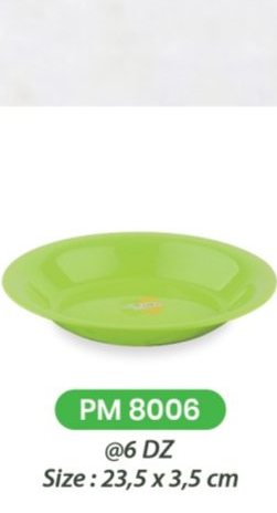 Piring Makan - PM 8006 (Paket Isi 2 PCS)