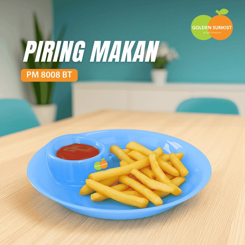 Piring Makan - PM 8008 (Paket Isi 2 PCS)