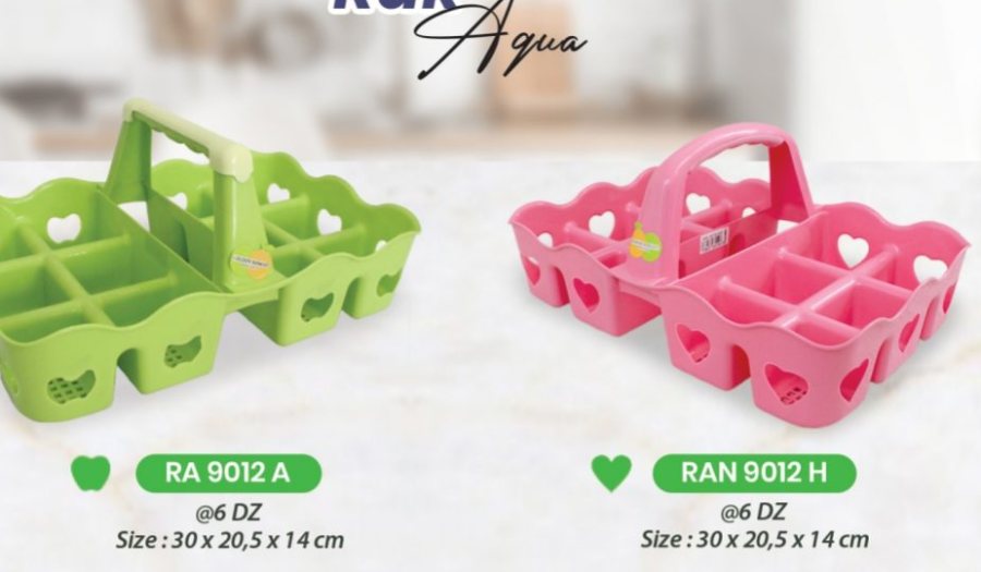 Rak Aqua 12 Pcs Segi Hati - RAN 9012H