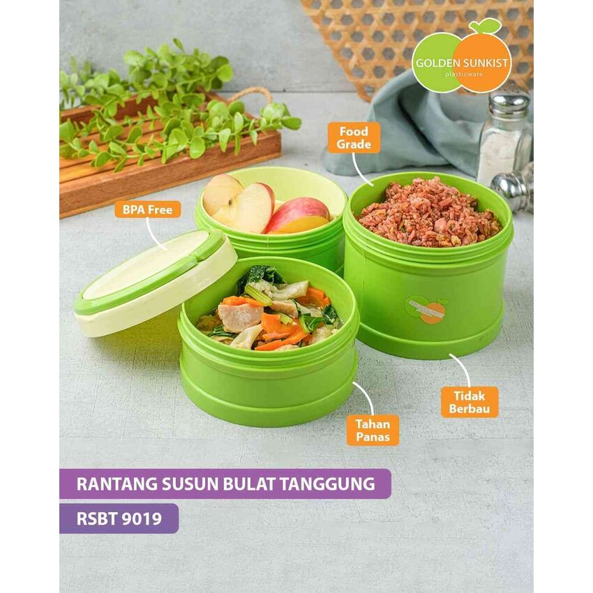 Rantang Susun Bulat Tanggung - RSBT 9019