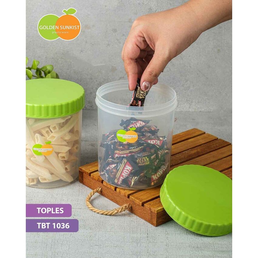 Toples Bulat Tutup - TBT 1036 (Paket Isi 2 SET)