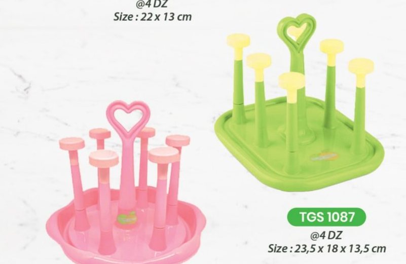 Tempat Gelas Segi 6 Pcs - TGS 1087