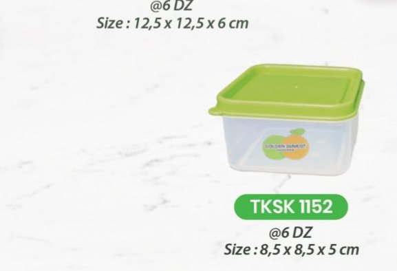 Tempat Kue Segi Kecil - TKSK 1152 (Paket Isi 3 SET)