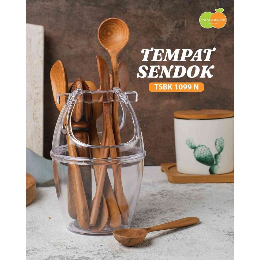 Tempat Sendok Bulat Kecil - TSBK 1098 (Paket Isi 2 SET)
