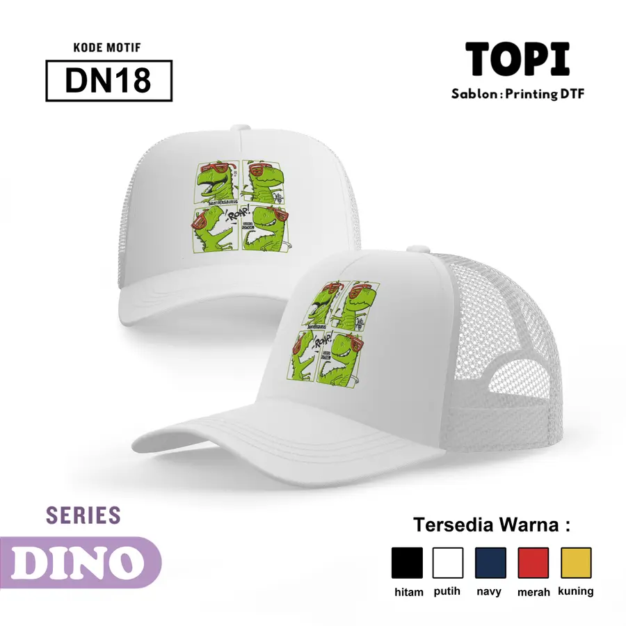 DN18 - Topi [Varian: Hitam]