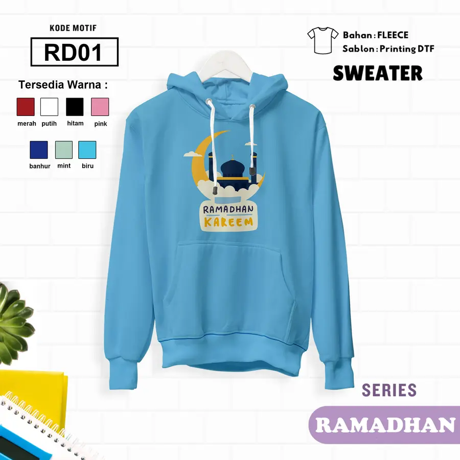 RD01 - Sweater Kids Fleece Panjang [Varian: L (5-6 y) / Banhur]